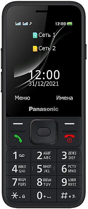 картинка Телефон мобильный Panasonic TF200 Black (KX-TF200RUB) от магазина КомпьютерЦентр