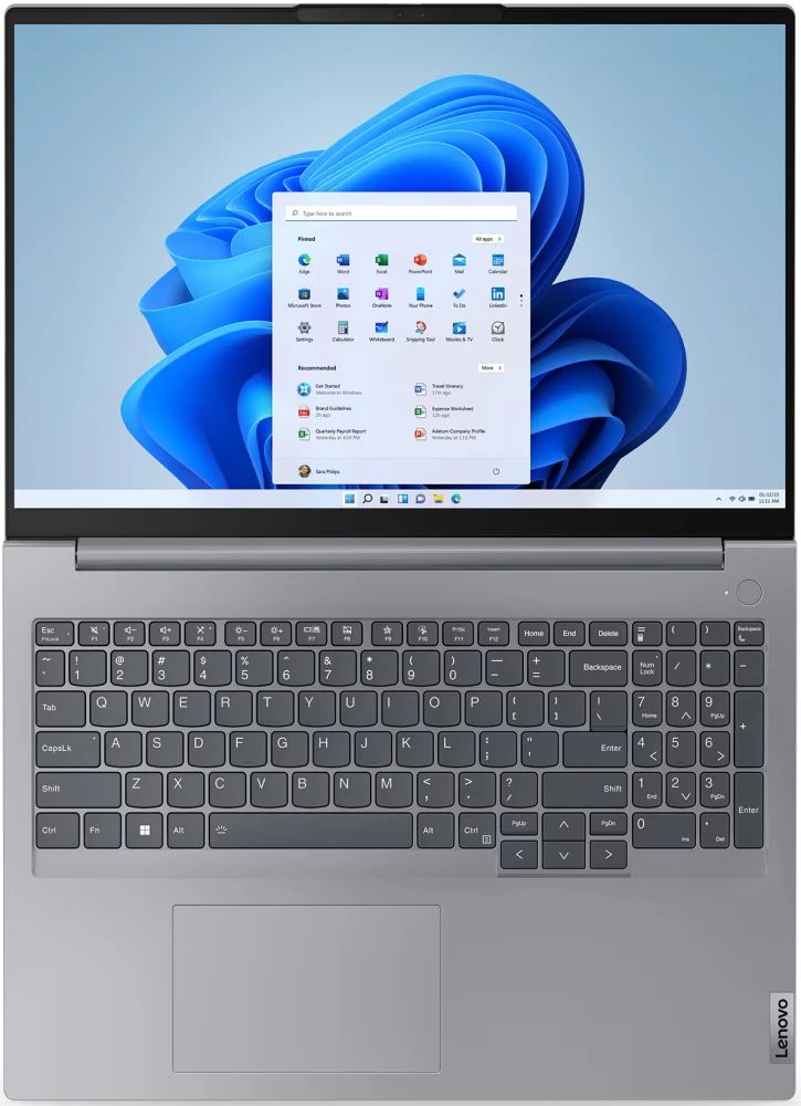 картинка Ноутбук Lenovo Thinkbook 16 G6 IRL(21KH00THUE) 16'' FHD(1920 x 1200) IPS/  Intel Core i5-13420H/  RAM 16 ГБ/  512ГБ SSD/  Intel UHD/  серый от магазина КомпьютерЦентр