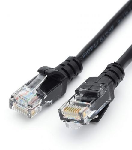 картинка Патч-корд UTP Atcom RJ-45 Cat.5e, 3м, Black (GL3717) от магазина КомпьютерЦентр