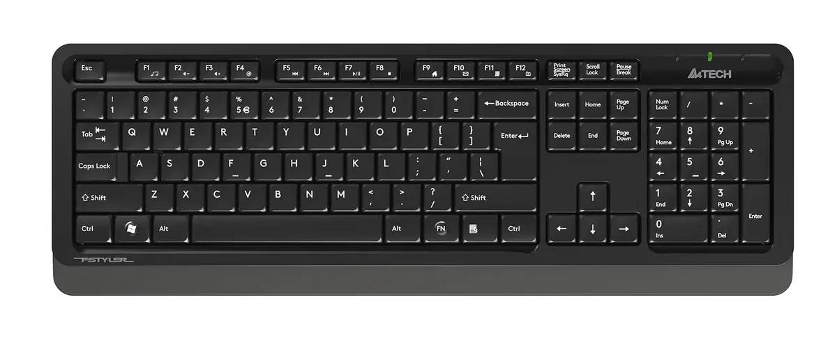 картинка Комплект A4tech Fstyler FG1010S; Wireless Multimedia Black/ Grey (FG1010S Grey) от магазина КомпьютерЦентр