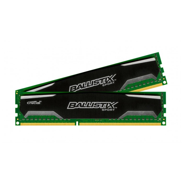 картинка Набор модулей памяти Micron DIMM DDR3 16Gb (2 x 8Gb) 1600MHz PC3-12800 Ballistics Sport Crucial (BLS2CP8G3D1609DS1S00CEU) от магазина КомпьютерЦентр