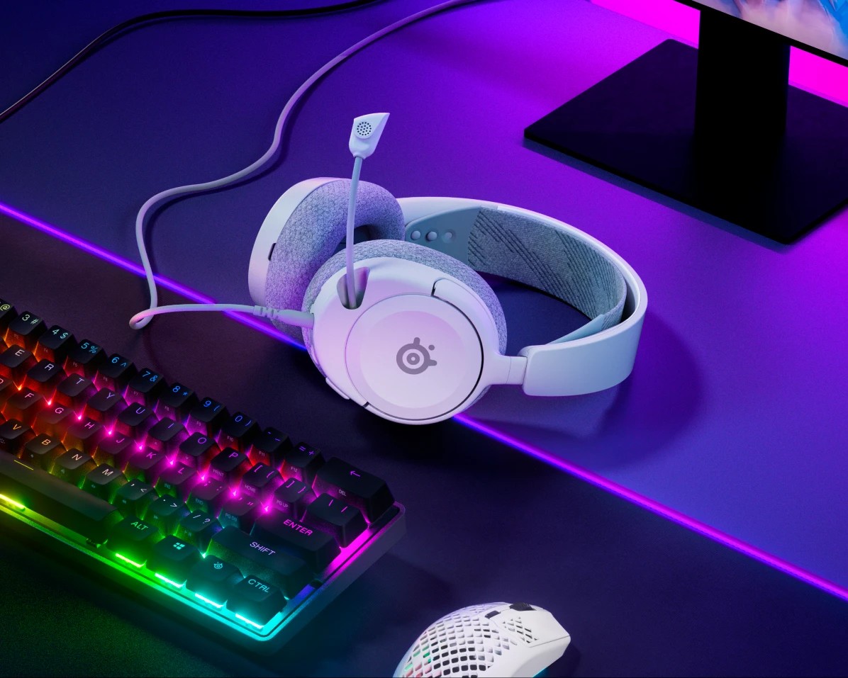 картинка Игровая гарнитура SteelSeries Arctis Nova 1, белый (61607) от магазина КомпьютерЦентр
