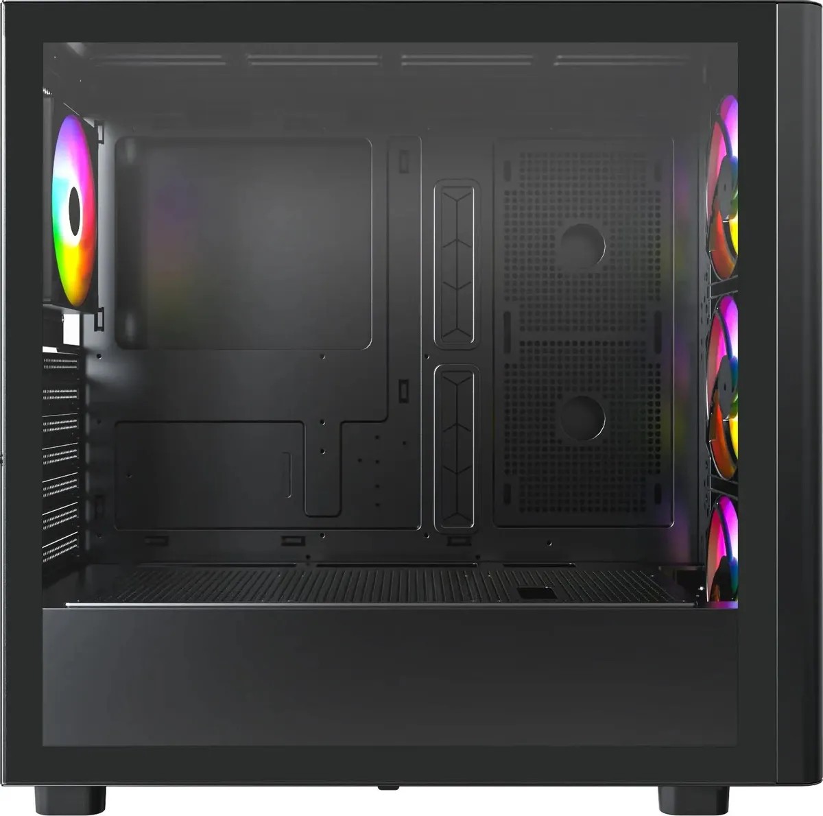 картинка Корпус Montech XR Wood (B), Midtower, Black от магазина КомпьютерЦентр