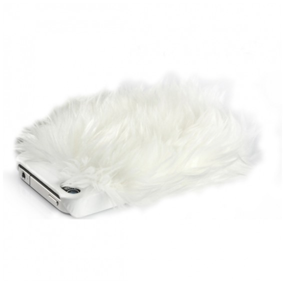 картинка Чехол для iPhone 4 ION Monster Fur Cover Snow White (i948-FUR019) от магазина КомпьютерЦентр