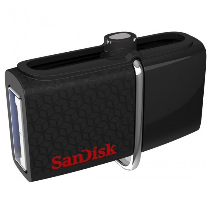 картинка Флешка USB SanDisk USB3.0 64Gb Ultra Dual Black (SDDD2-064G-GAM46) от магазина КомпьютерЦентр