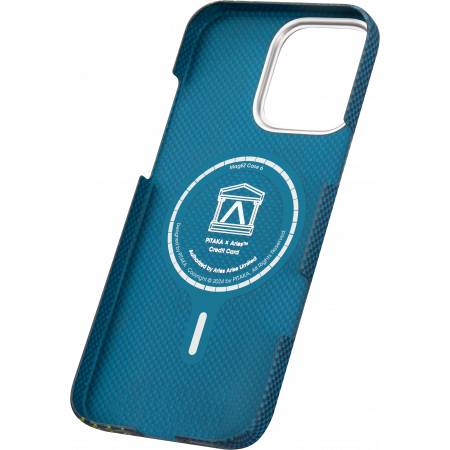 картинка Чехол PITAKA Aries Tactile Woven Case для iPhone 16 Pro Max 6.9'', принт кредитная карта (Credit card) от магазина КомпьютерЦентр