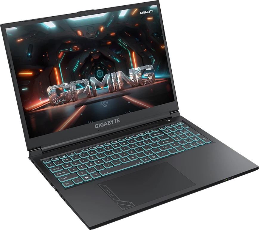 картинка Ноутбук GIGABYTE G6 KF (KF-H3KZ853KD) 16'' (1920x1200) IPS 165Hz/  Core i7-13620H/  16Gb DDR5/  SSD 512Gb / RTX4060 8Gb GDDR6 / Wi-Fi AX/  Bt 5.2/  DOS /  54 Wh от магазина КомпьютерЦентр