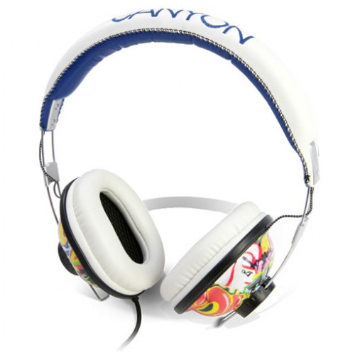 картинка Наушники Canyon CNL-HP02A Graffiti Blue (CNL-HP02A) от магазина КомпьютерЦентр