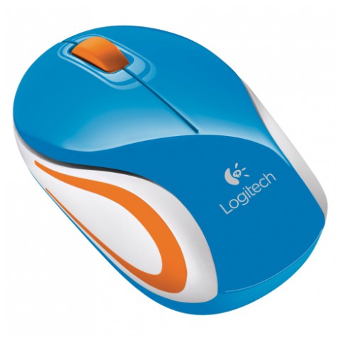 картинка Мышка Logitech Mini Mouse M187 Wireless Blue (910-002738) от магазина КомпьютерЦентр