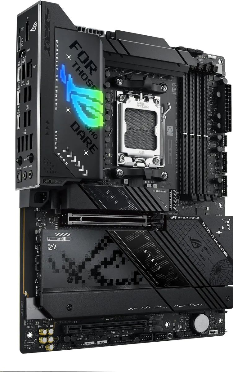 картинка Материнская плата ASUS ROG STRIX X870-F GAMING WIFI AM5, ATX от магазина КомпьютерЦентр