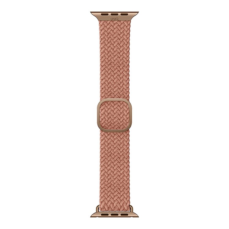 картинка Плетеный ремень Uniq ASPEN для Apple Watch 49/ 45/ 44/ 42 розовый (44MM-ASPPNK) от магазина КомпьютерЦентр