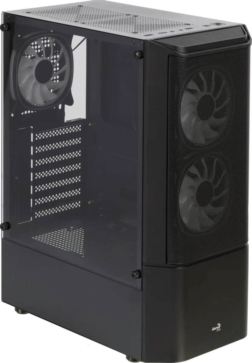 картинка Корпус Aerocool Quantum Mesh-G-BK-v2 черный без БП ATX, ACCM-PV31033.11 от магазина КомпьютерЦентр