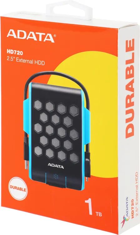картинка HDD внешний 1Tb A-DATA 2.5'' HD720 Blue; USB3.1; (AHD720-1TU31-CBL) от магазина КомпьютерЦентр