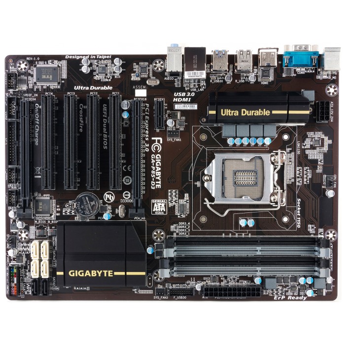 картинка Материнская плата Gigabyte GA-P85-D3 1150 (GA-P85-D3) от магазина КомпьютерЦентр