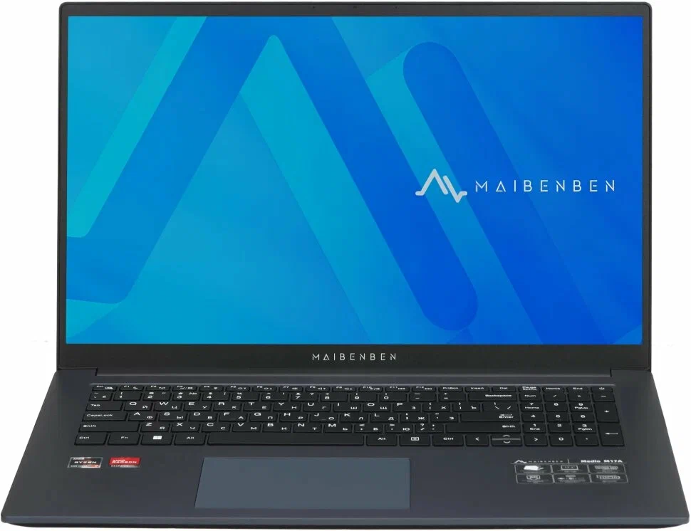 картинка Ноутбук MAIBENBEN (M17A-R758UMF1SLURE1) 17.3'' FHD/  R7-5825U/  UMA/ 1 6Gb/  512Gb/  Linux/  Mouse+Pad/  Blue от магазина КомпьютерЦентр