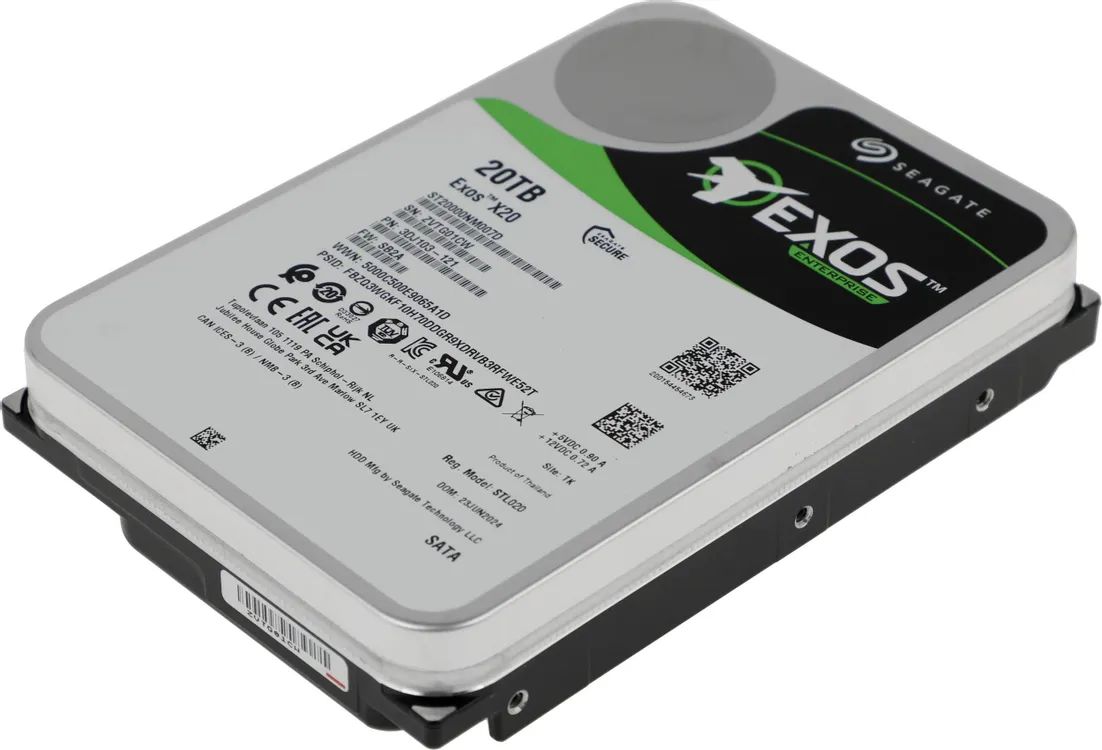 картинка HDD 20.0TB Seagate 3.5'' Server X20 (ST20000NM007D) от магазина КомпьютерЦентр