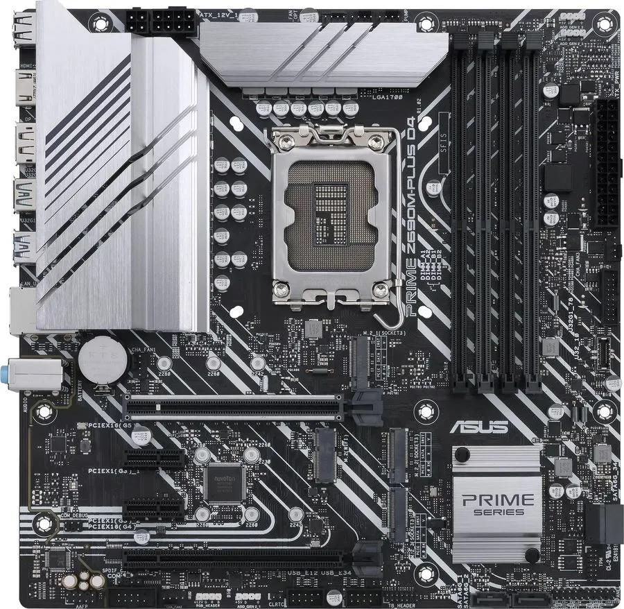 картинка Материнская плата Asus PRIME Z690M-PLUS D4 Soc-1700 4xDDR4 mATX от магазина КомпьютерЦентр
