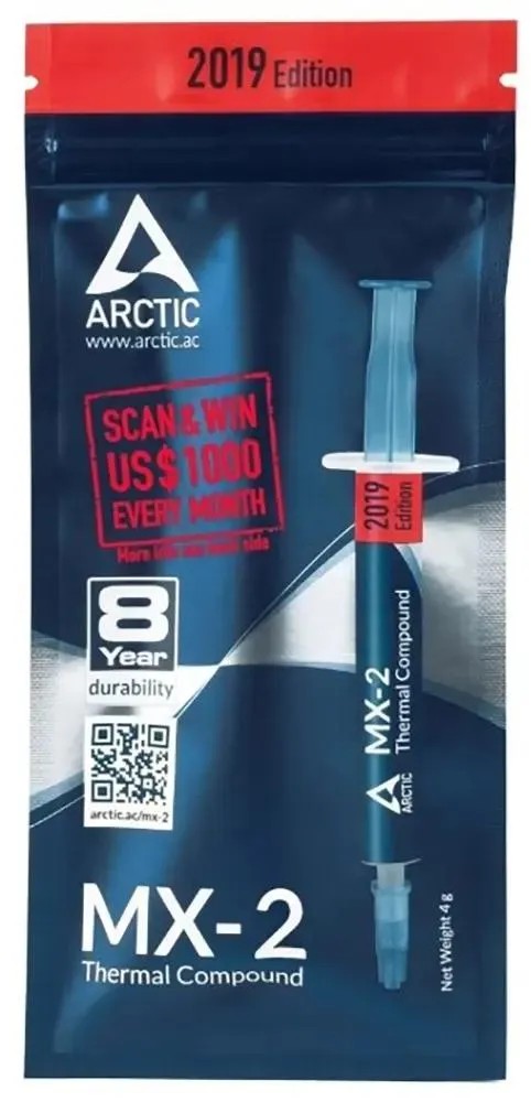 картинка Термопаста Arctic MX-2 Thermal Compound 4-gramm 2019 Edition (ACTCP00005B) от магазина КомпьютерЦентр