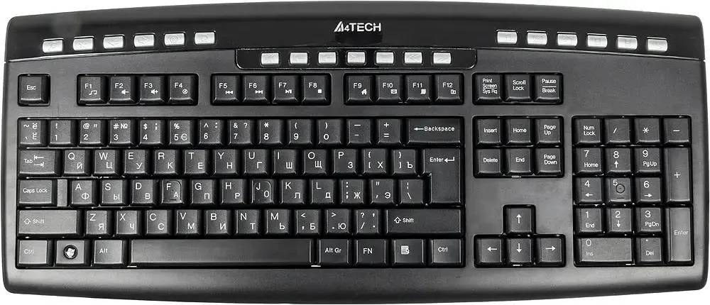 картинка Комплект A4TECH 9200F, беспроводной, черный от магазина КомпьютерЦентр