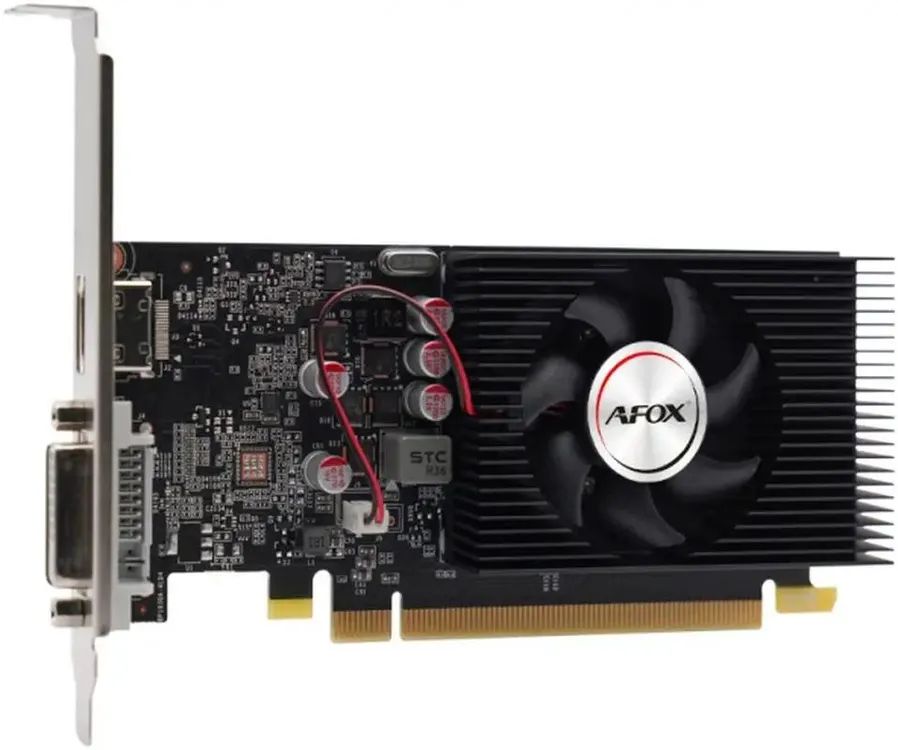 картинка Видеокарта 4Gb DDR4 GeForce GT1030 Afox 64bit, GPU 1152MHz, DVI, HDMI (AF1030-4096D4L2) от магазина КомпьютерЦентр