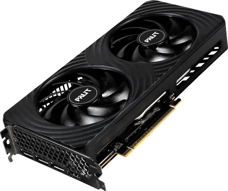 картинка Видеокарта 8Gb GDDR6 GeForce RTX 5050 Palit DUAL 128 бит, PCI-e 5.0, 1xHDMI, 3xDP, 2572 МГц (NE65050019P1-GB2070D) от магазина КомпьютерЦентр