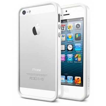 картинка Чехол SGP Case Neo Hybrid EX Vivid Series Infinity White for iPhone 5 (SGP09517) от магазина КомпьютерЦентр