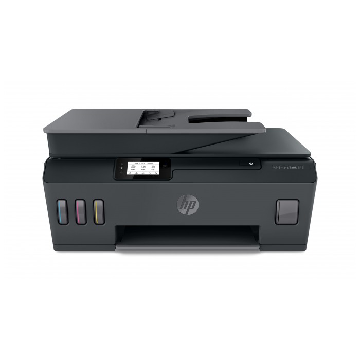 картинка МФУ струйное HP Smart Tank 615 AIO A4 Duplex WiFi BT USB черный  (YOF71A) от магазина КомпьютерЦентр
