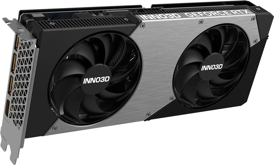 картинка Видеокарта 8Gb GDDR7 GeForce RTX 5060 Ti TWIN X2 OC Inno3D PCIe 5.0, 128-bit, 2407/ 28000/  HDMIx1/ DPx3 (N506T2-08D7X-193075N) от магазина КомпьютерЦентр