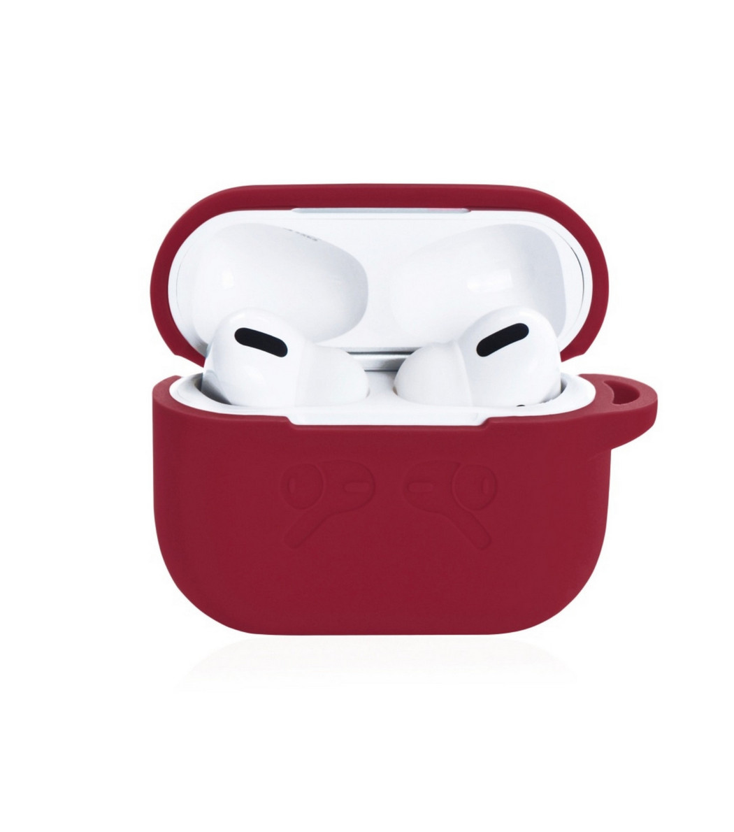 картинка Чехол Gurdini Soft Touch для Apple Airpods Pro Bordeaux от магазина КомпьютерЦентр
