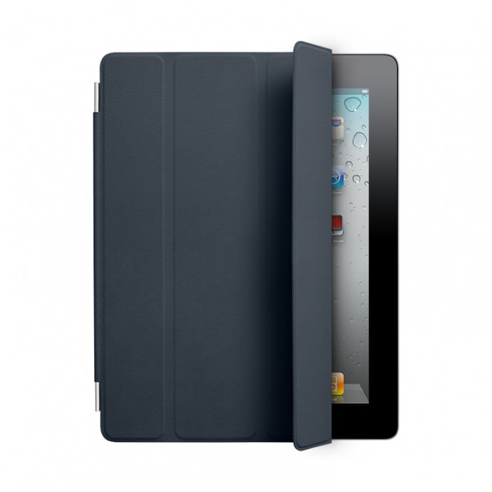 картинка Чехол Apple iPad Smart Cover Leather Navy for iPad 2 (MC949LL/A) от магазина КомпьютерЦентр