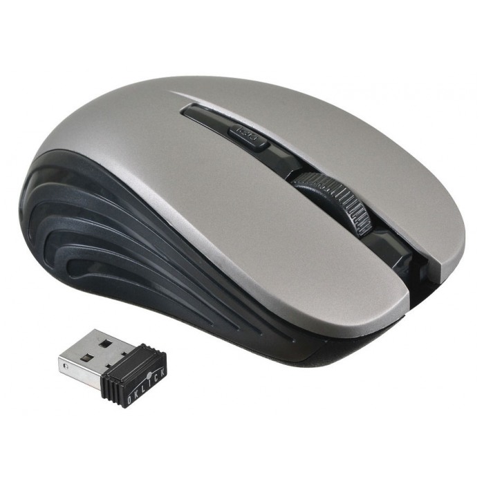 картинка Мышка Oklick 545MW Wireless Black/Gray (545mw) от магазина КомпьютерЦентр