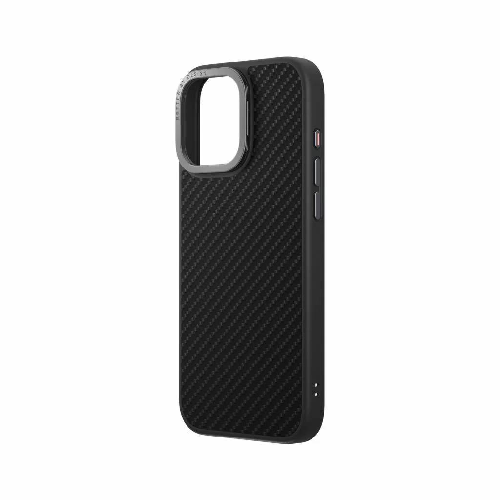 картинка Чехол Uniq HYBRID KEVA MAX WITH CAMERA STAND (MagSafe) для iPhone 16 Pro MAX 6.9'' CARBON (IP6.9P(2024)-KEVMMBLK) от магазина КомпьютерЦентр