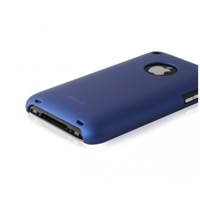 картинка Чехол для iPhone 3G/ 3GS Moshi iGlaze 3G Neon Blue от магазина КомпьютерЦентр