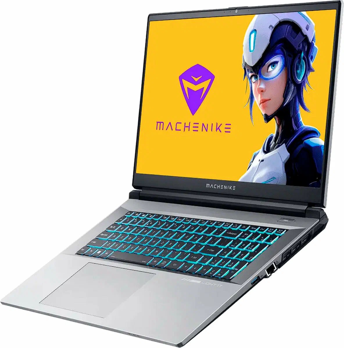 картинка Ноутбук Machenike L17 Satellite S 17.3'' (1920x1080) 144Гц IPS FHD/  Intel Core i5-12450H/  16ГБ DDR4/  512ГБ SSD/  GeForce RTX 3050 4ГБ/  53.5 Вт*ч/  NoOS/  Silver (JJ00GX00JRU) от магазина КомпьютерЦентр