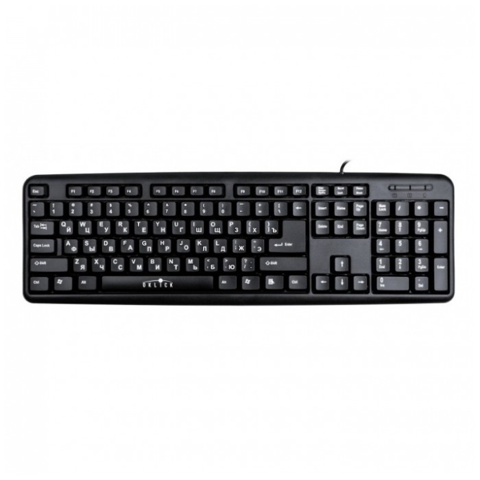 картинка Клавиатура Oklick 180M Black USB от магазина КомпьютерЦентр