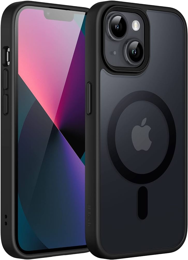 картинка Чехол Jingle Matt Case MagSafe for iPhone 13 6.1'' Black от магазина КомпьютерЦентр
