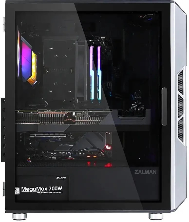 картинка Корпус Zalman I3 NEO, ATX, BLACK, FRONT MESH, WINDOW от магазина КомпьютерЦентр