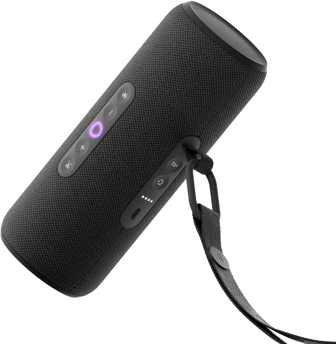 картинка Умная портативная колонка Яндекс Станция Стрит YNDX-00030BLK, 30 Вт, Bluetooth, Wi-Fi, 3300 мА*ч, до 12 ч, черный от магазина КомпьютерЦентр