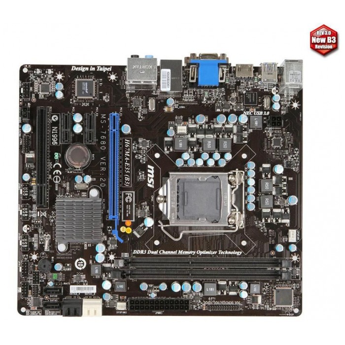 картинка Материнская плата MSI H67MA-E35-B3 (H67MA-E35-B3) от магазина КомпьютерЦентр