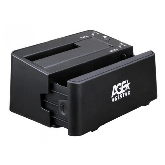 картинка Док-станция AgeStar 2.5″/3.5″ 3UBT3-6G SATAIII Black (3UBT3-6G) от магазина КомпьютерЦентр