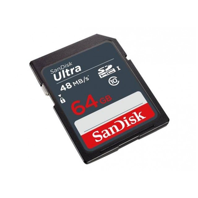 картинка Карта памяти SanDisk 64Gb SDXC Ultra 48 Class 10 (SDSDUNB-064G-GN3IN) от магазина КомпьютерЦентр