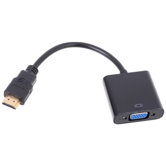 картинка Переходник Telecom HDMI(m)-VGA(f) (TA558) от магазина КомпьютерЦентр