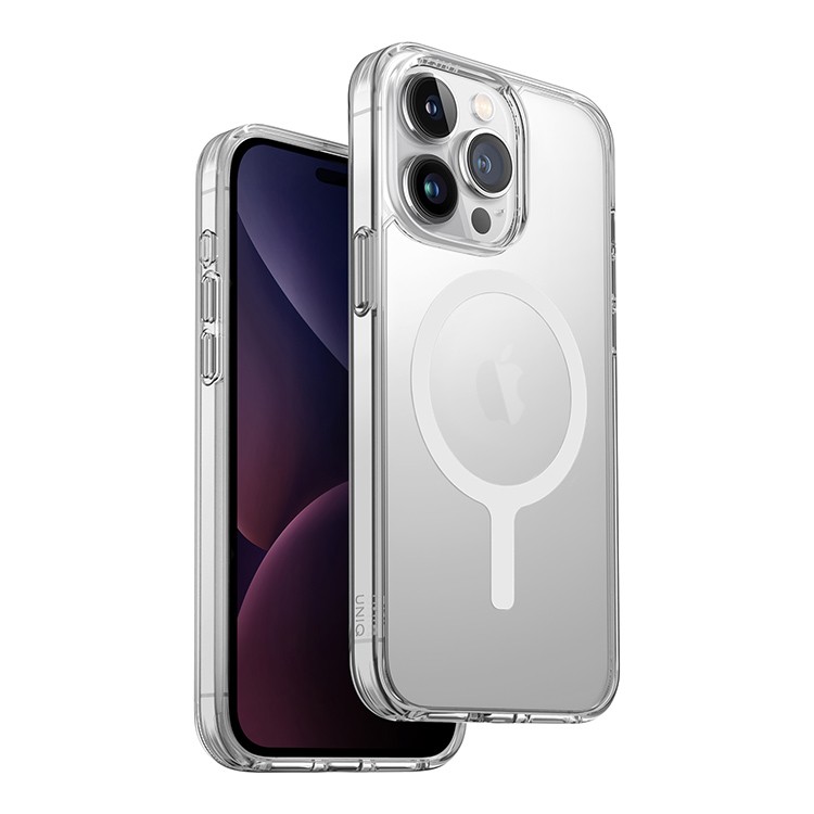 картинка Чехол Uniq HYBRID LIFEPRO XTREME MAGCLICK CHARGING (MagSafe) для iPhone 15 Pro MAX 6.7'' Frost Clear (IP6.7P(2023)-LXAFMCLR) от магазина КомпьютерЦентр