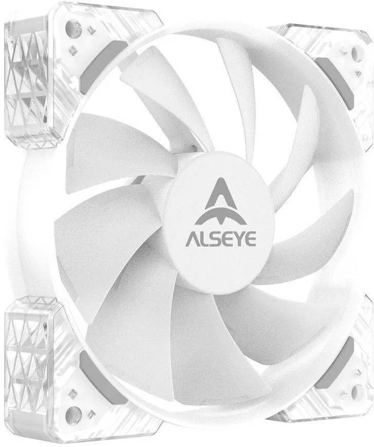 картинка Вентилятор Alseye N12-W FAN 120mm, WHITE, RTL в корпус от магазина КомпьютерЦентр