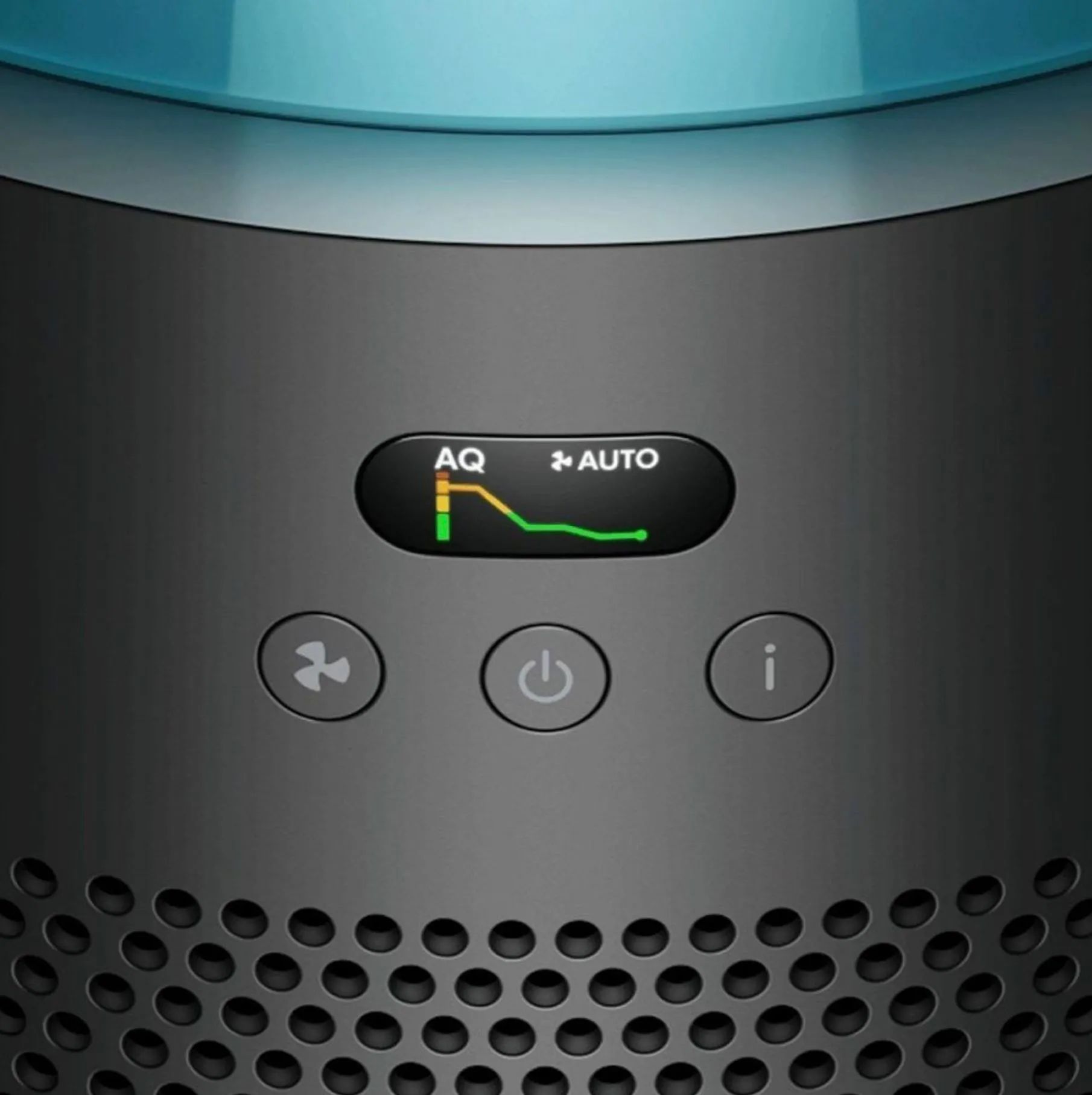картинка Очиститель воздуха Dyson HushJet Purifier Compact HJ10, чёрный/ бирюзовый (Black/ Teal) от магазина КомпьютерЦентр