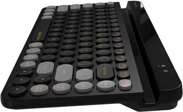 картинка Клавиатура A4Tech Fstyler FBK30 черный/ серый USB беспроводная (FBK30 BLACKCURRANT) от магазина КомпьютерЦентр