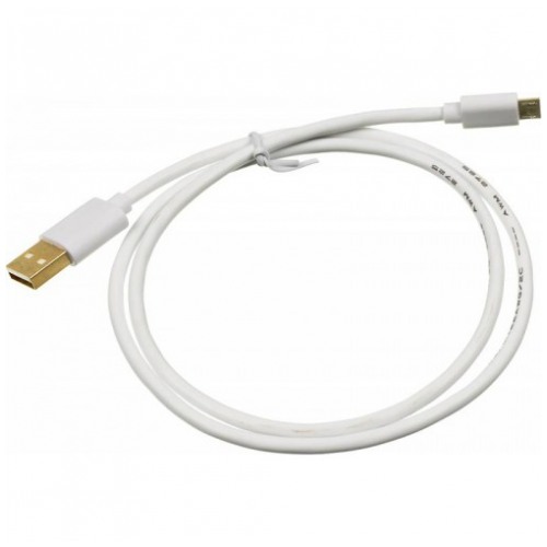 картинка Кабель Behpex USB 2.0 A->Micro b 0.75 м Gold Plated, 2A, Square White от магазина КомпьютерЦентр