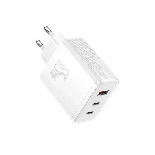 картинка СЗУ Baseus Cube Pro Quick Charger 2USB-C+A 65W White от магазина КомпьютерЦентр