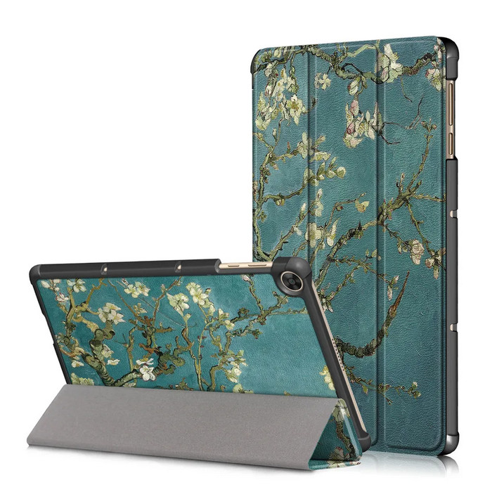 картинка Чехол Lux для планшета Huawei MatePad T10 и T10s /  Huawei MatePad C5e с рисунком ''Сакура'' от магазина КомпьютерЦентр