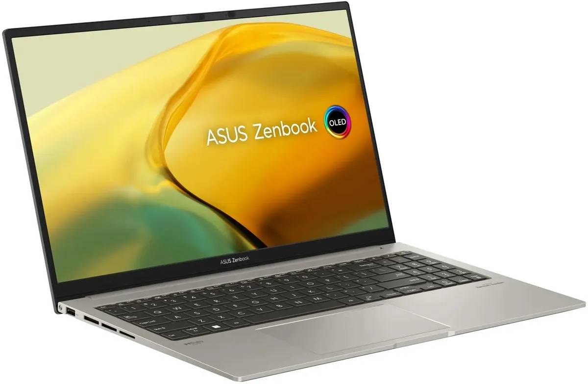 картинка Ноутбук ASUS Zenbook 15 OLED (UM3504DA-MA197) 15.6'' (2880x1620) 120Гц OLED/  Ryzen5 7535U/  16ГБ/  SSD 512ГБ/  AMD Radeon 660M/  67 Вт*ч/  1.5 кг/  Grey от магазина КомпьютерЦентр